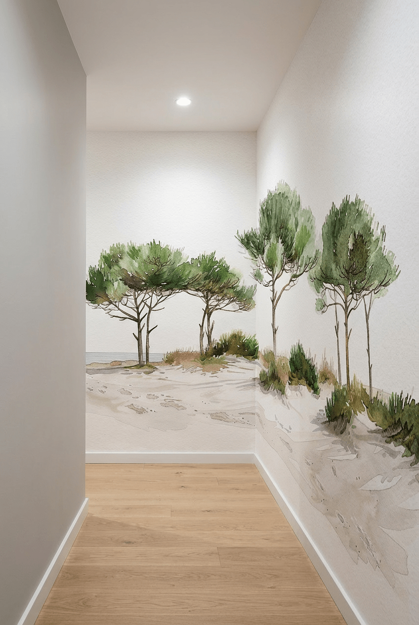 Les Pins de la Plage : Évasion Naturelle - Illulart: Papier peint panoramique