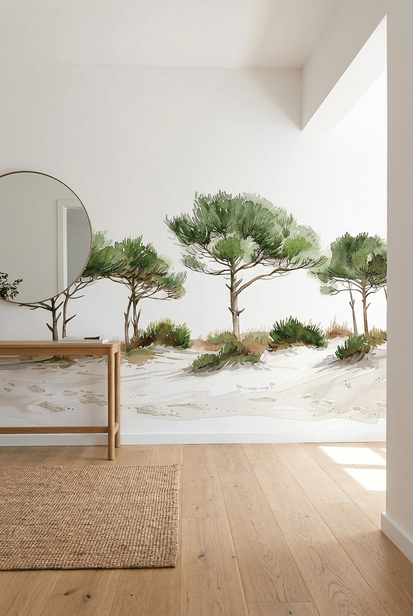 Les Pins de la Plage : Évasion Naturelle - Illulart: Papier peint panoramique