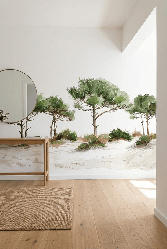 Les Pins de la Plage : Évasion Naturelle - Illulart: Papier peint panoramique