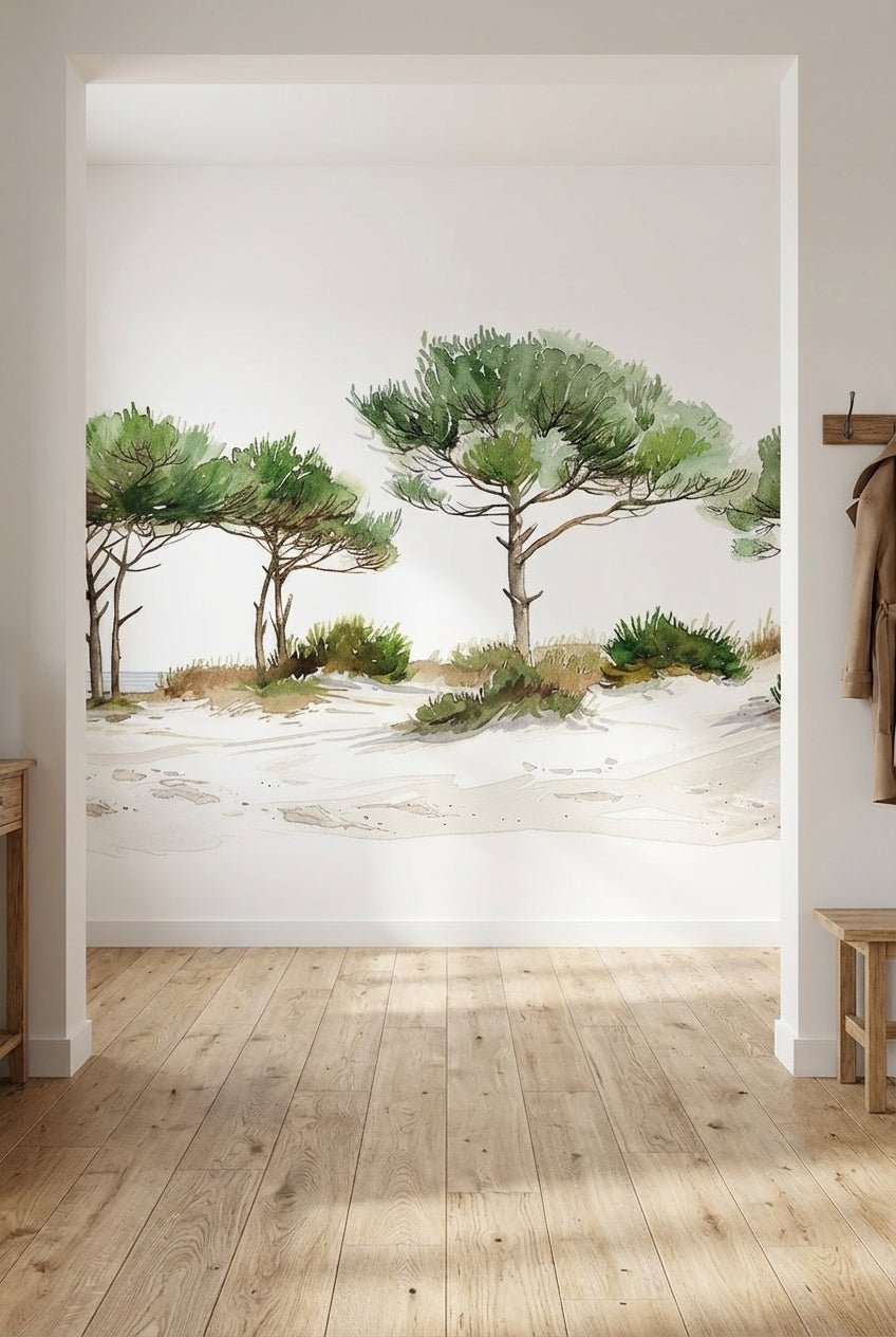 Les Pins de la Plage : Évasion Naturelle - Illulart: Papier peint panoramique