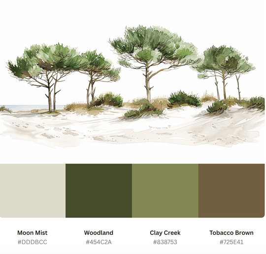 Les Pins de la Plage : Évasion Naturelle - Illulart: Papier peint panoramique