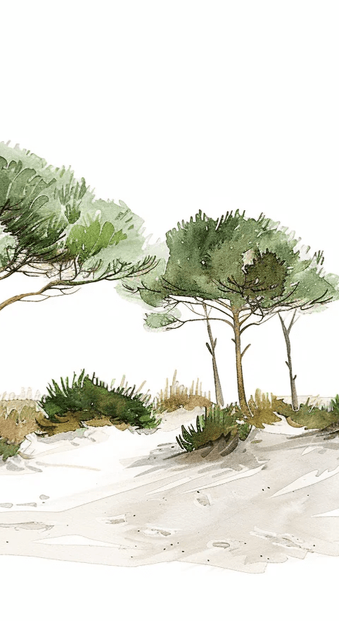 Les Pins de la Plage : Évasion Naturelle