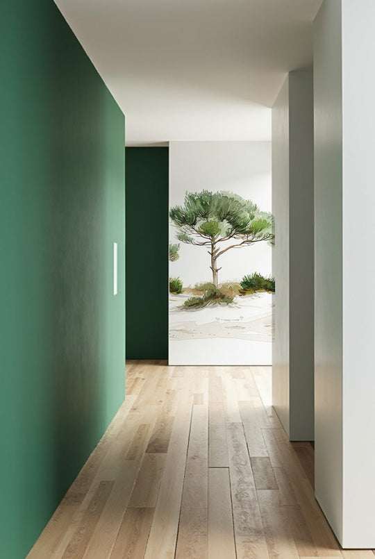 Les Pins de la Plage : Évasion Naturelle - Illulart: Papier peint panoramique