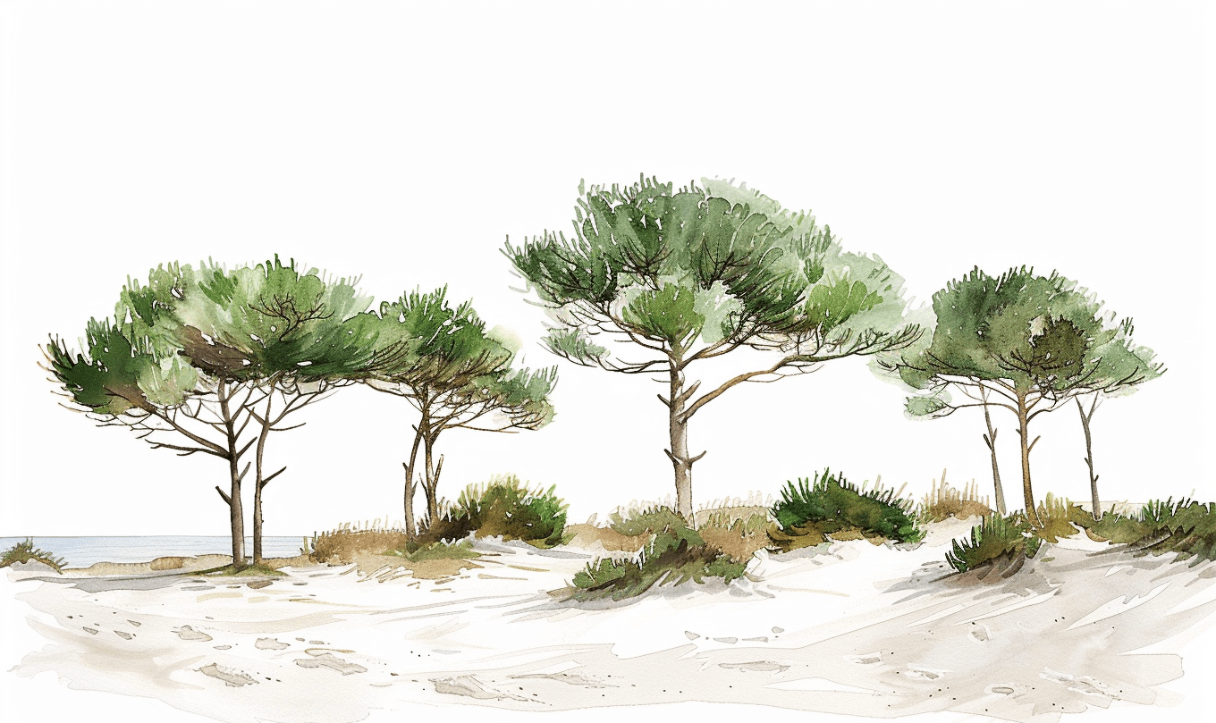 Les Pins de la Plage : Évasion Naturelle