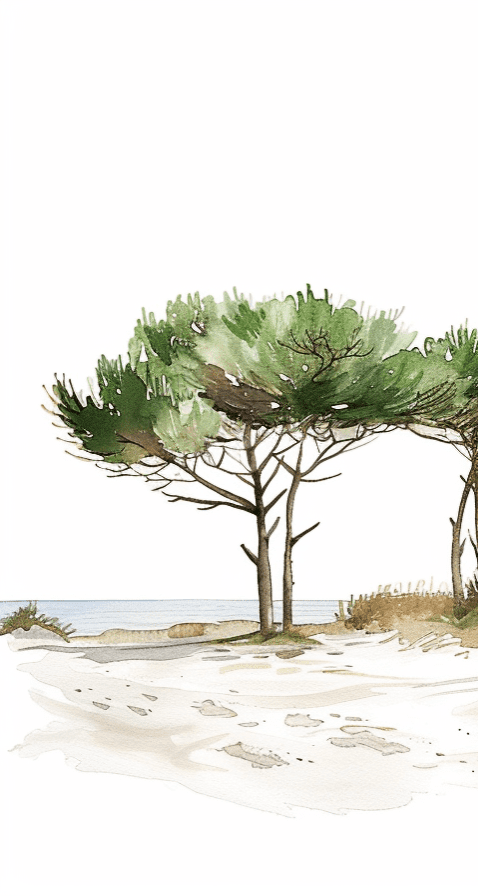 Les Pins de la Plage : Évasion Naturelle