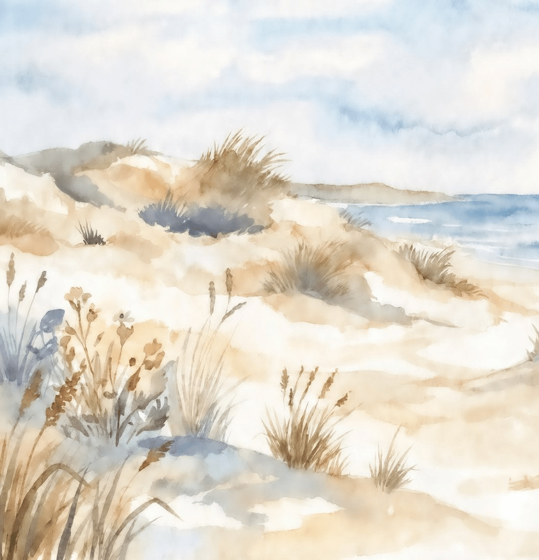 Lumière des Dunes - Illulart: Papier peint panoramique