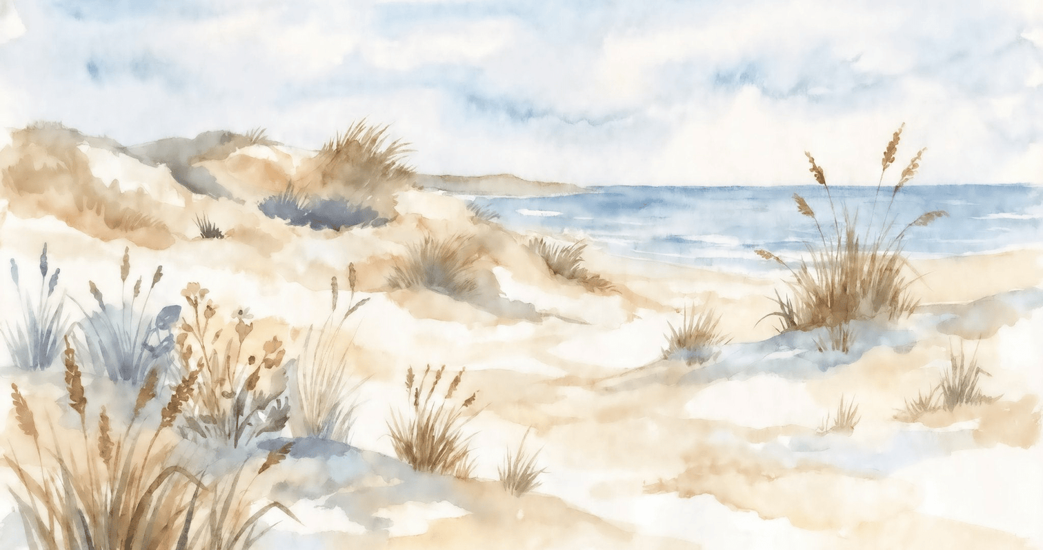 Lumière des Dunes - Illulart: Papier peint panoramique