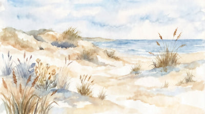 Lumière des Dunes – Papier peint panoramique bord de mer