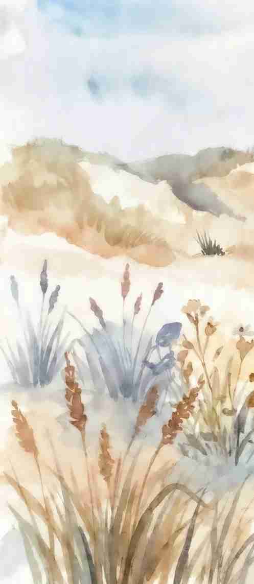 Lumière des Dunes – Papier peint panoramique bord de mer
