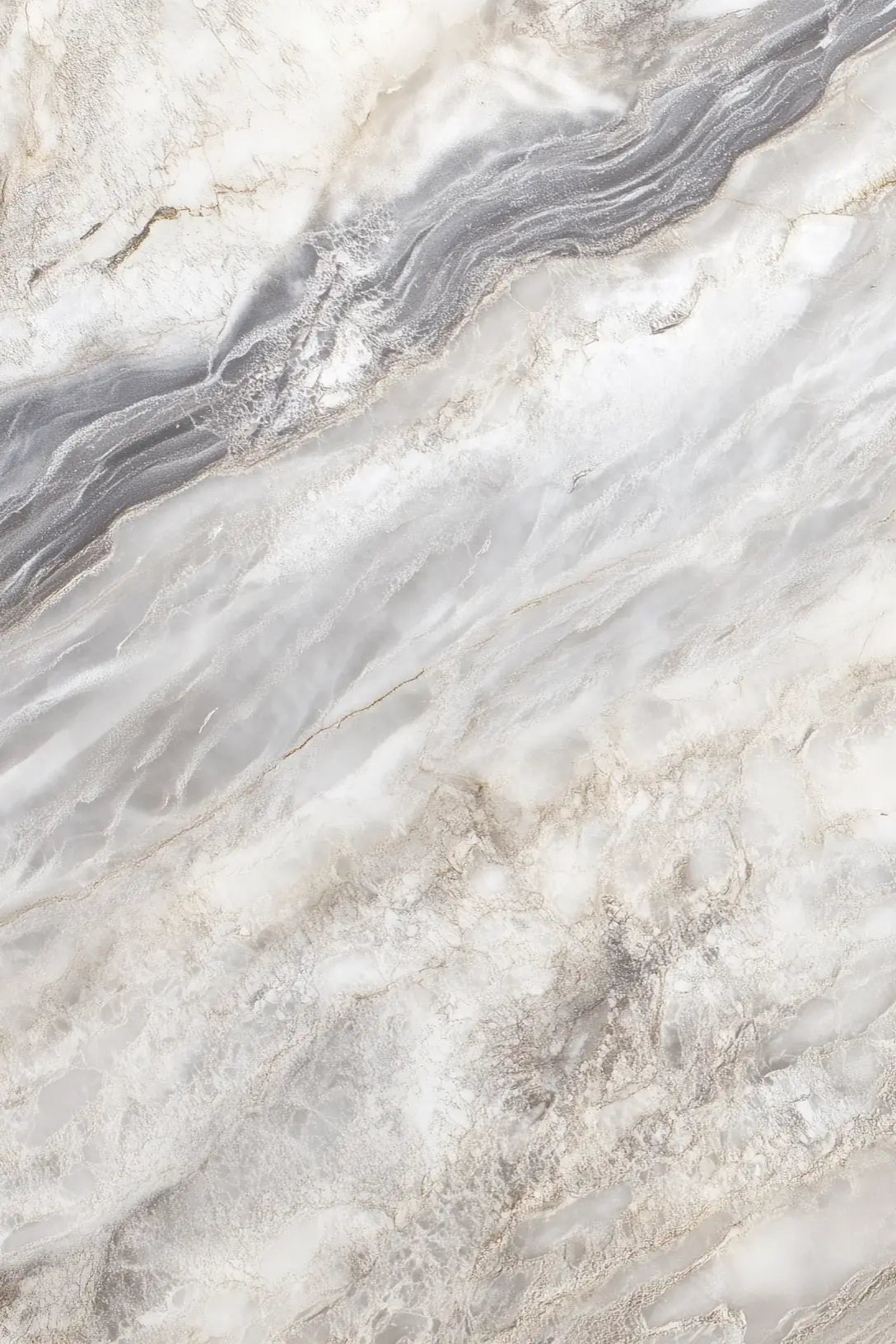 Marbre Minéral – La Beauté de la Pierre pour une Déco Moderne - Illulart: Papier peint panoramique
