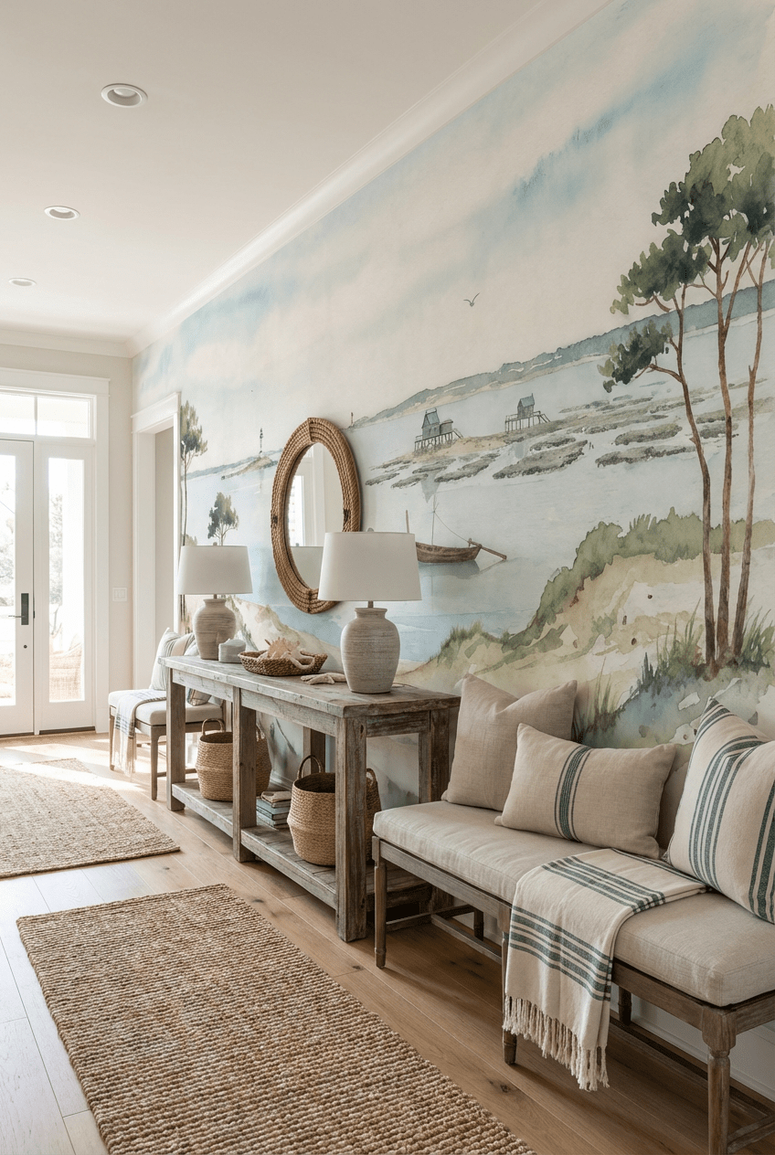 Marée douce - Illulart: Papier peint panoramique