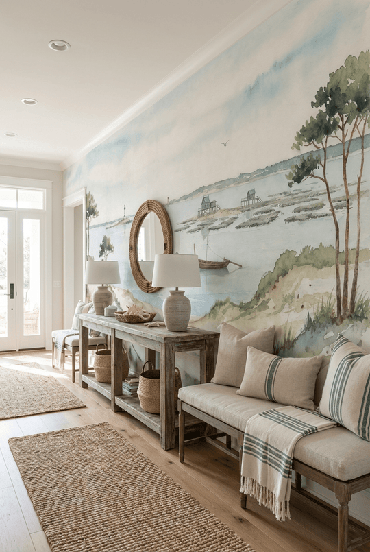 Marée douce - Illulart: Papier peint panoramique