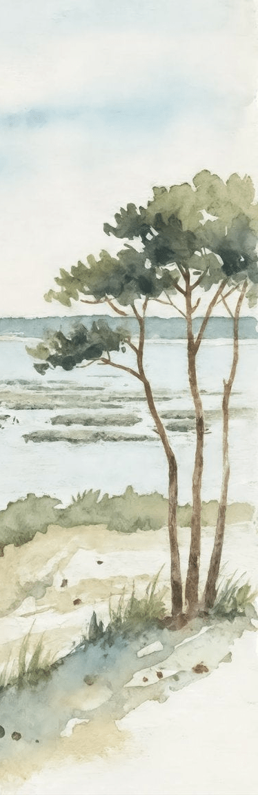 Marée douce - Illulart: Papier peint panoramique