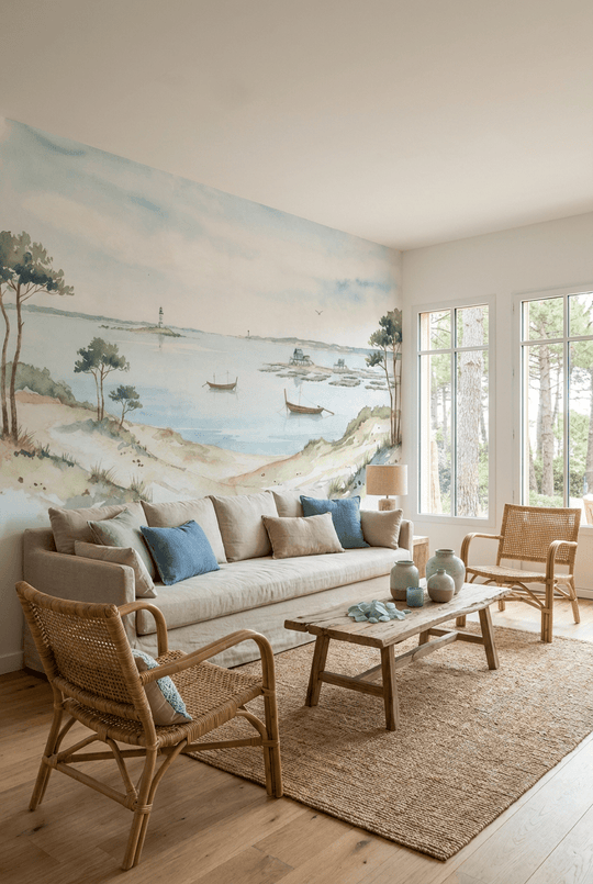 Marée douce - Illulart: Papier peint panoramique