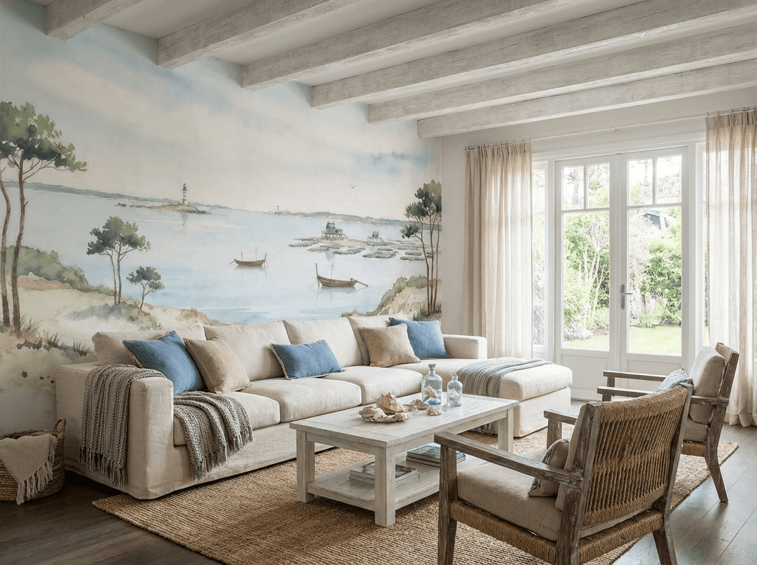 Marée douce - Illulart: Papier peint panoramique