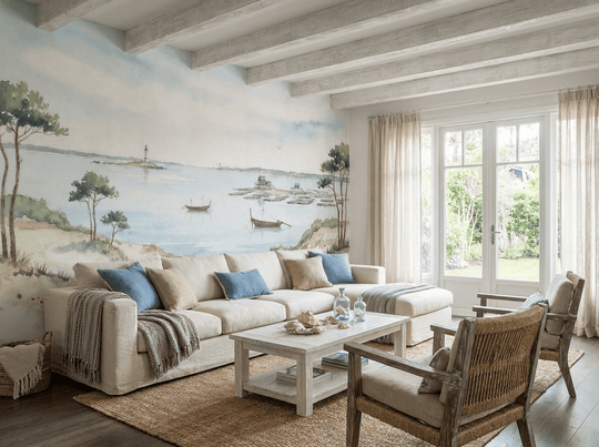 Marée douce - Illulart: Papier peint panoramique