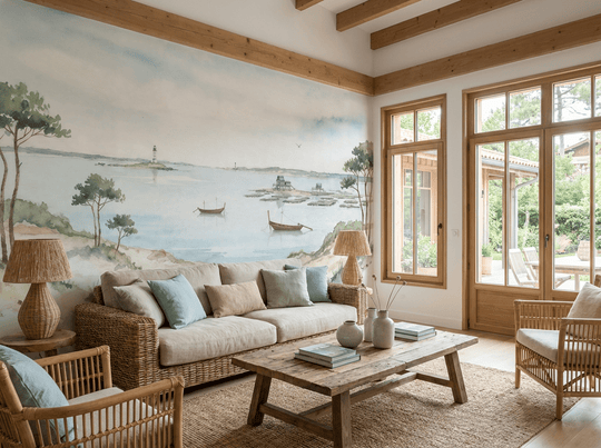 Marée douce - Illulart: Papier peint panoramique