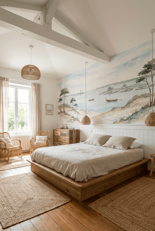 Marée douce - Illulart: Papier peint panoramique