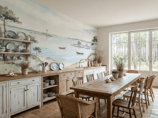 Marée douce - Illulart: Papier peint panoramique