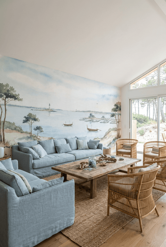 Marée douce - Illulart: Papier peint panoramique