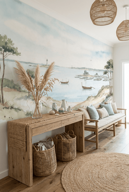 Marée douce - Illulart: Papier peint panoramique