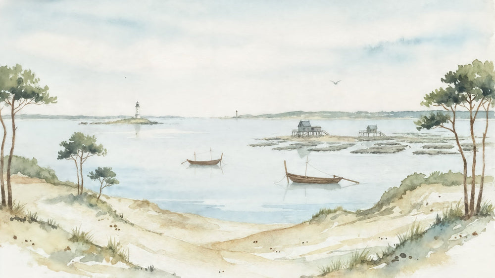 Marée douce - Illulart: Papier peint panoramique