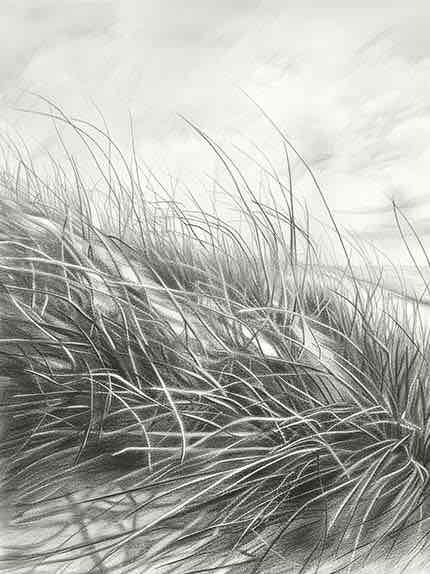 Mélodie des Dunes – Harmonie des Grains de Sable en Noir et Blanc - Illulart: Papier peint panoramique