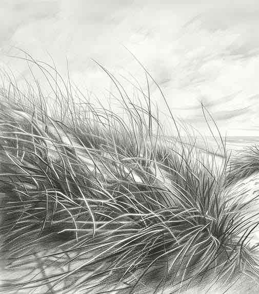 Mélodie des Dunes – Harmonie des Grains de Sable en Noir et Blanc - Illulart: Papier peint panoramique