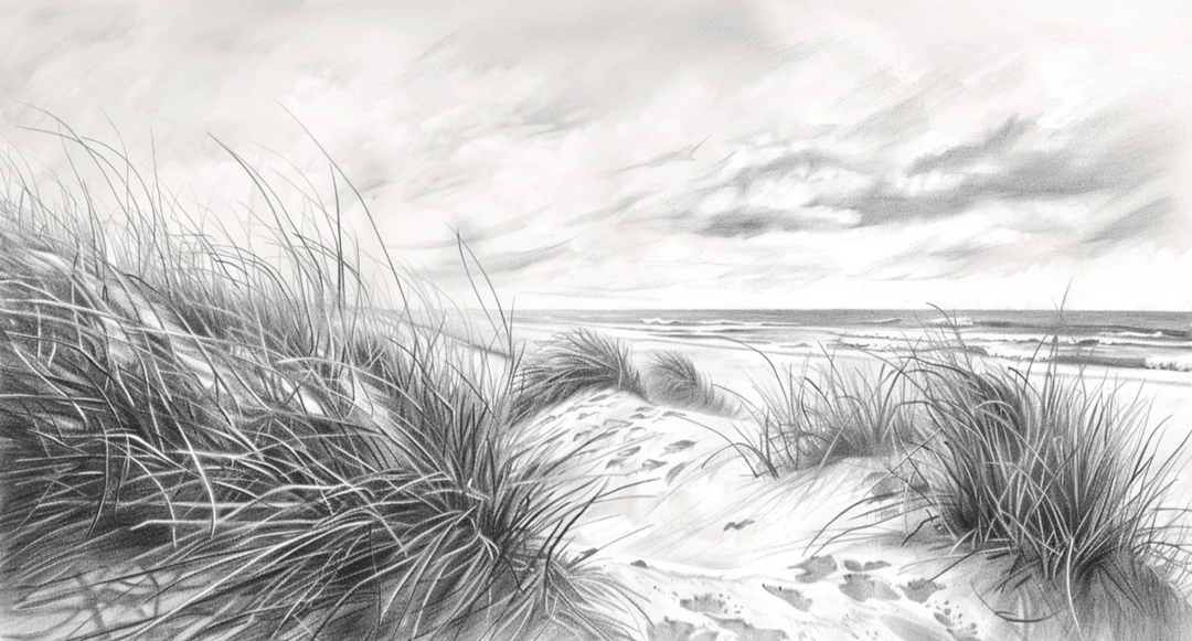 Mélodie des Dunes – Harmonie des Grains de Sable en Noir et Blanc - Illulart: Papier peint panoramique