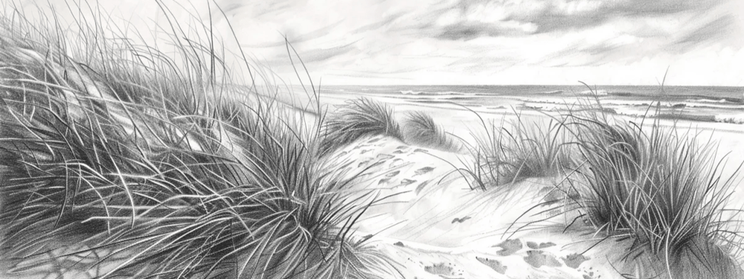 Mélodie des Dunes – Harmonie des Grains de Sable en Noir et Blanc - Illulart: Papier peint panoramique