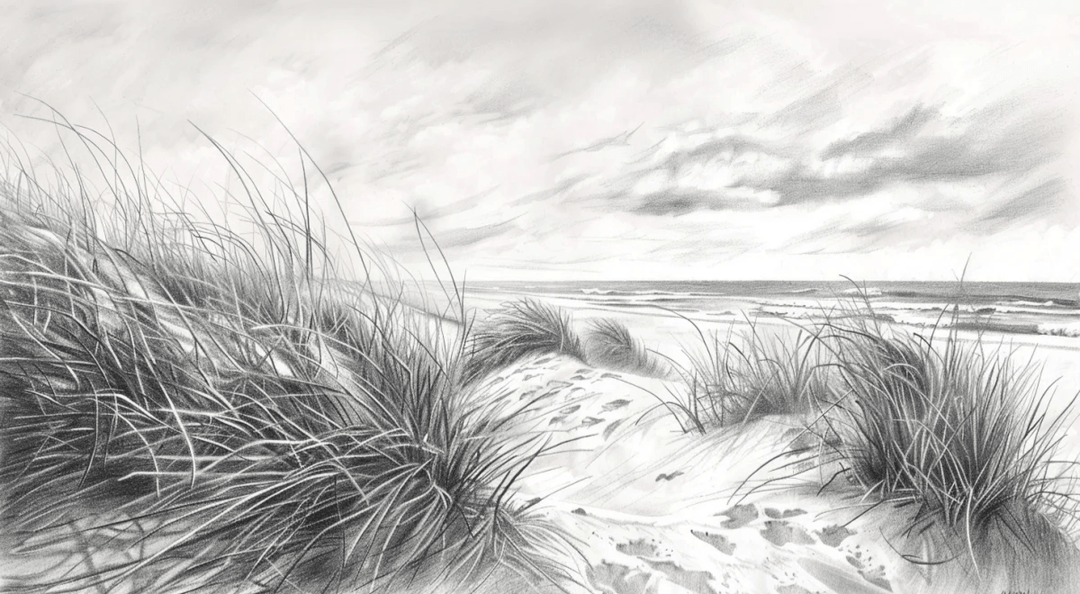 Mélodie des Dunes – Harmonie des Grains de Sable en Noir et Blanc - Illulart: Papier peint panoramique