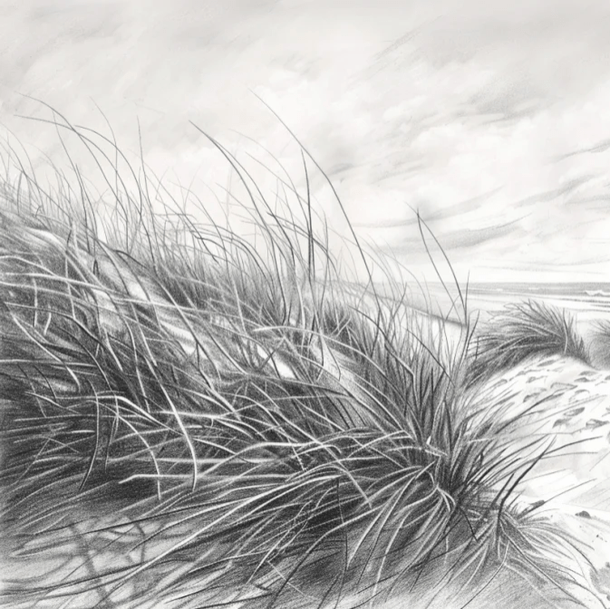 Mélodie des Dunes – Harmonie des Grains de Sable en Noir et Blanc - Illulart: Papier peint panoramique