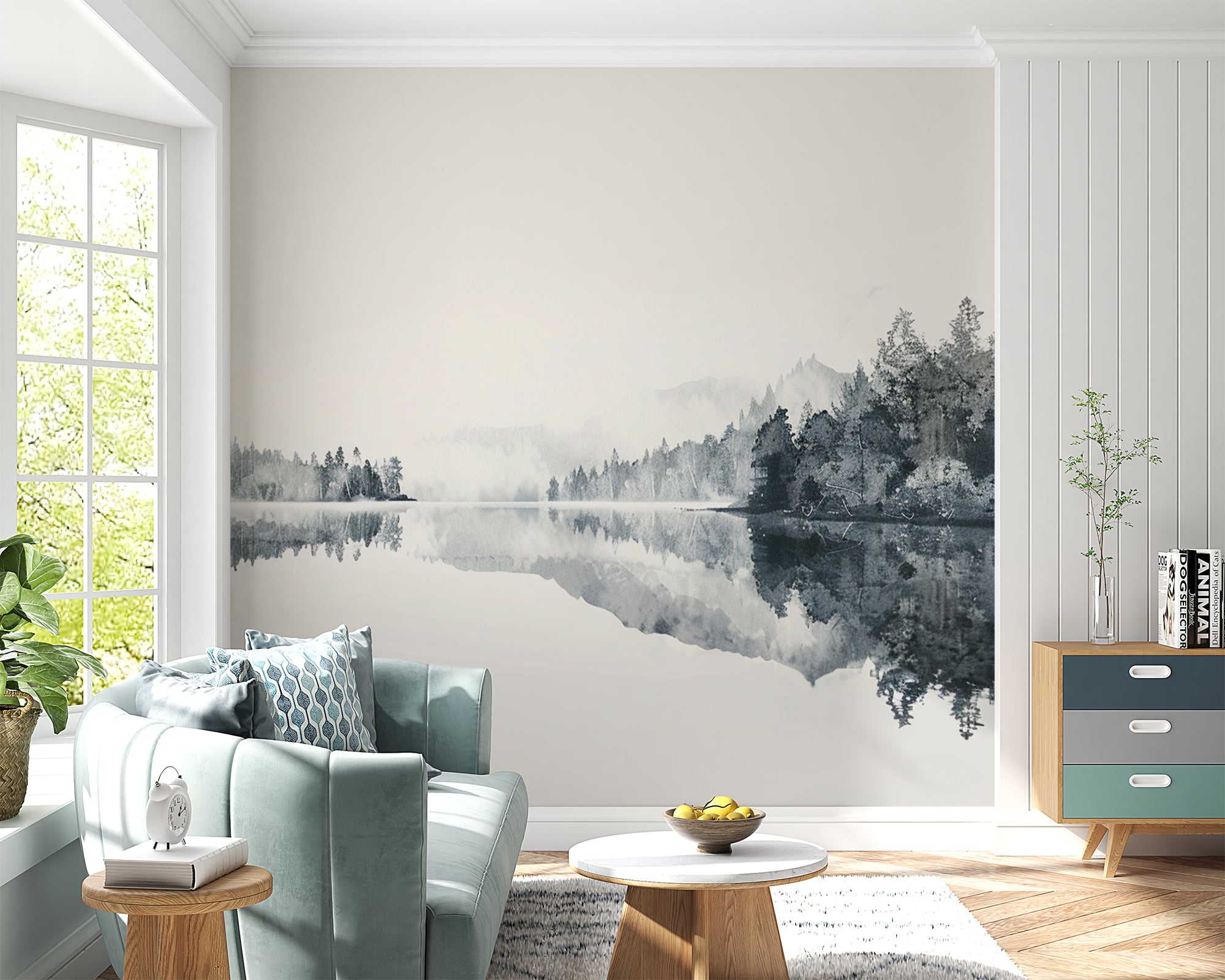 Water Mirror – Elegant Lake Wallpaper