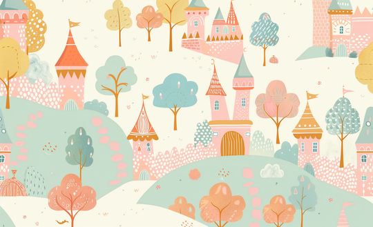 My Little Kingdom: Panoramic Wallpaper for Children