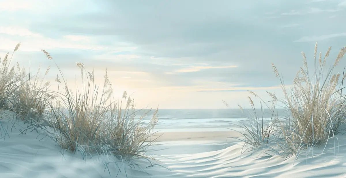 Nature cotière - Dunes en bord de mer - Illulart: Papier peint panoramique