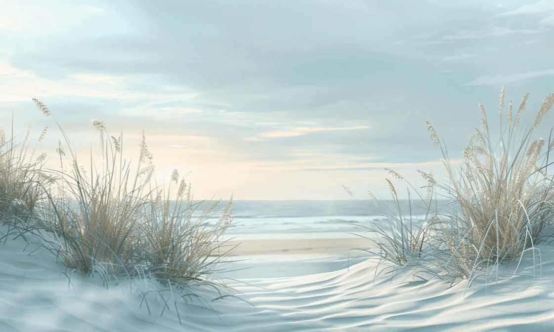 Nature cotière - Dunes en bord de mer - Illulart: Papier peint panoramique