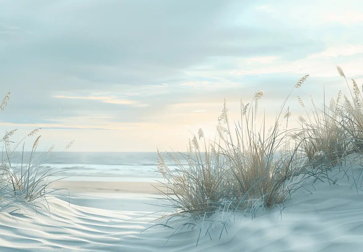 Nature cotière - Dunes en bord de mer - Illulart: Papier peint panoramique