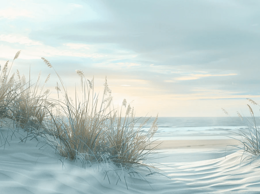 Nature cotière - Dunes en bord de mer - Illulart: Papier peint panoramique