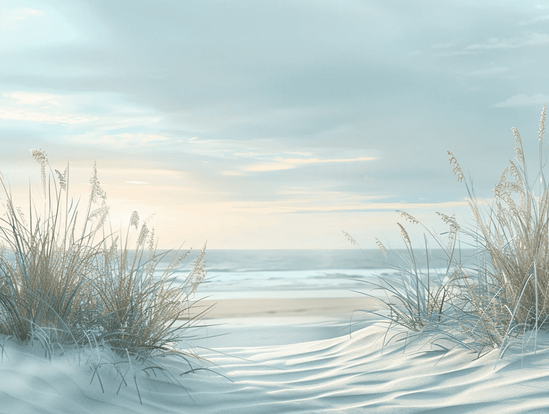 Nature cotière - Dunes en bord de mer - Illulart: Papier peint panoramique