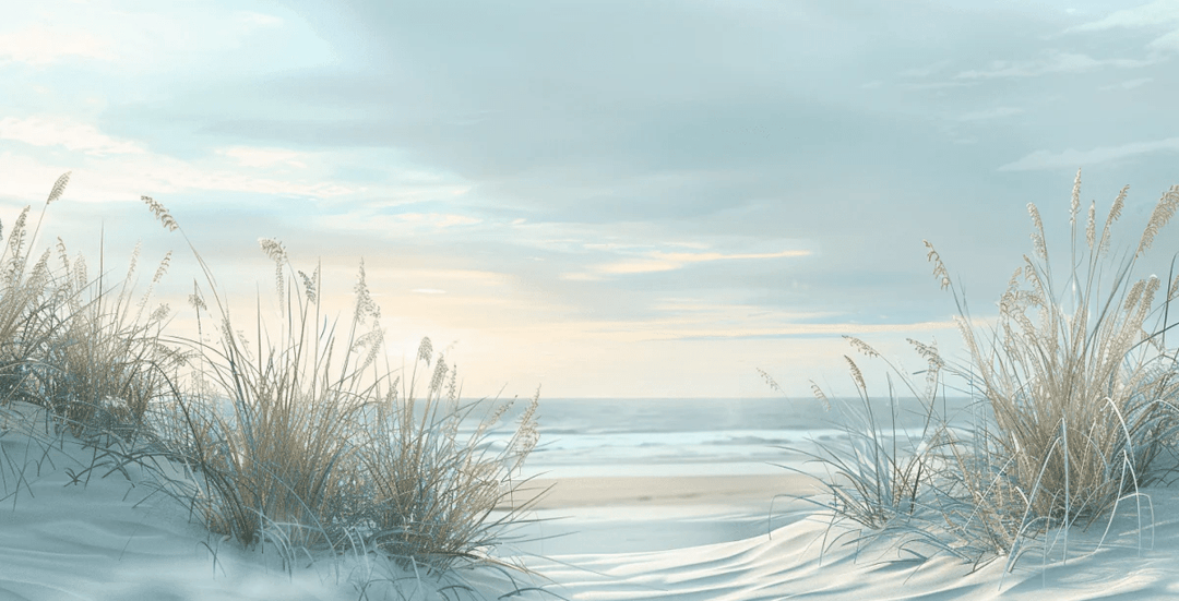 Nature cotière - Dunes en bord de mer - Illulart: Papier peint panoramique