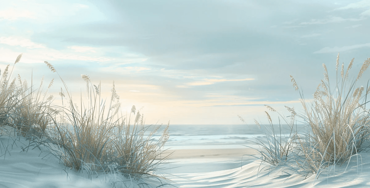 Nature cotière - Dunes en bord de mer - Illulart: Papier peint panoramique