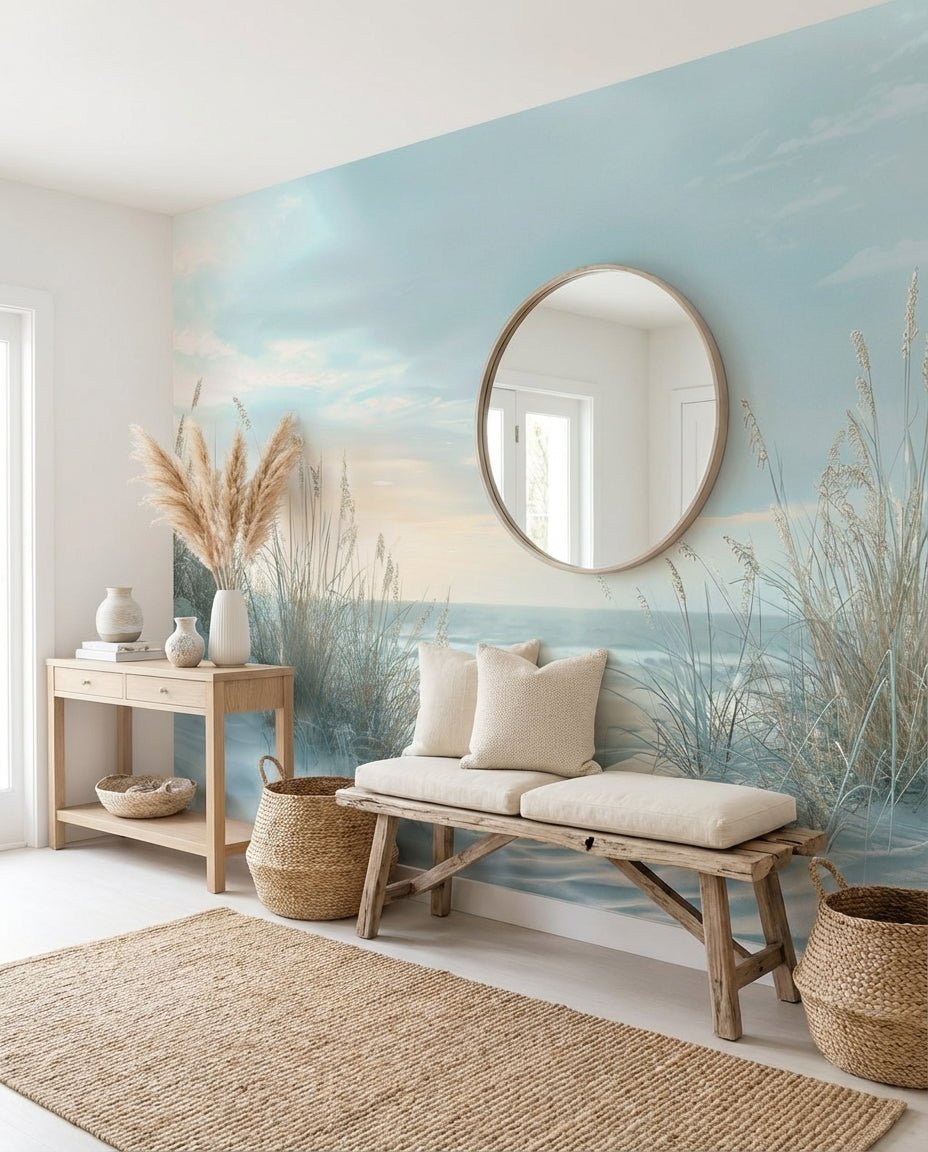 Nature cotière - Dunes en bord de mer - Illulart: Papier peint panoramique