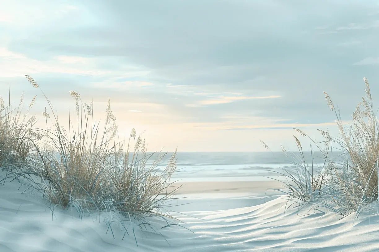 Nature cotière - Dunes en bord de mer - Illulart: Papier peint panoramique