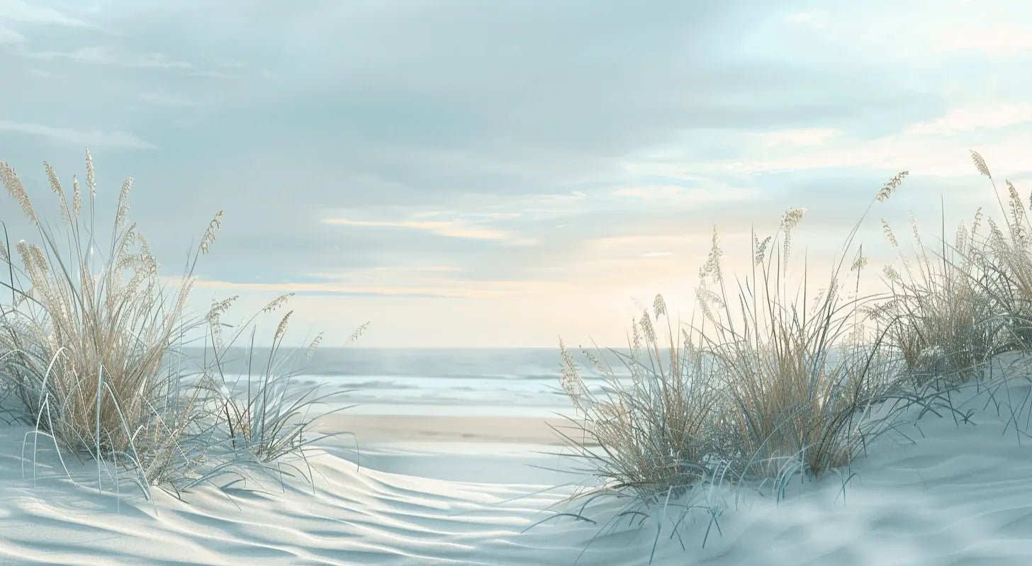 Nature cotière - Dunes en bord de mer - Illulart: Papier peint panoramique