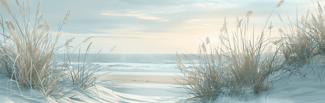 Nature cotière - Dunes en bord de mer - Illulart: Papier peint panoramique