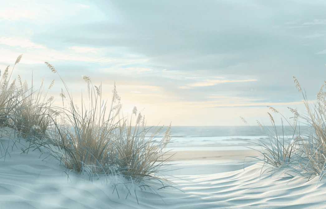 Nature cotière - Dunes en bord de mer - Illulart: Papier peint panoramique