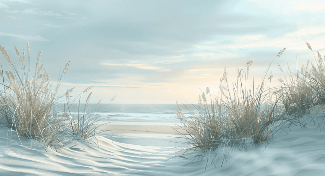 Nature cotière - Dunes en bord de mer - Illulart: Papier peint panoramique