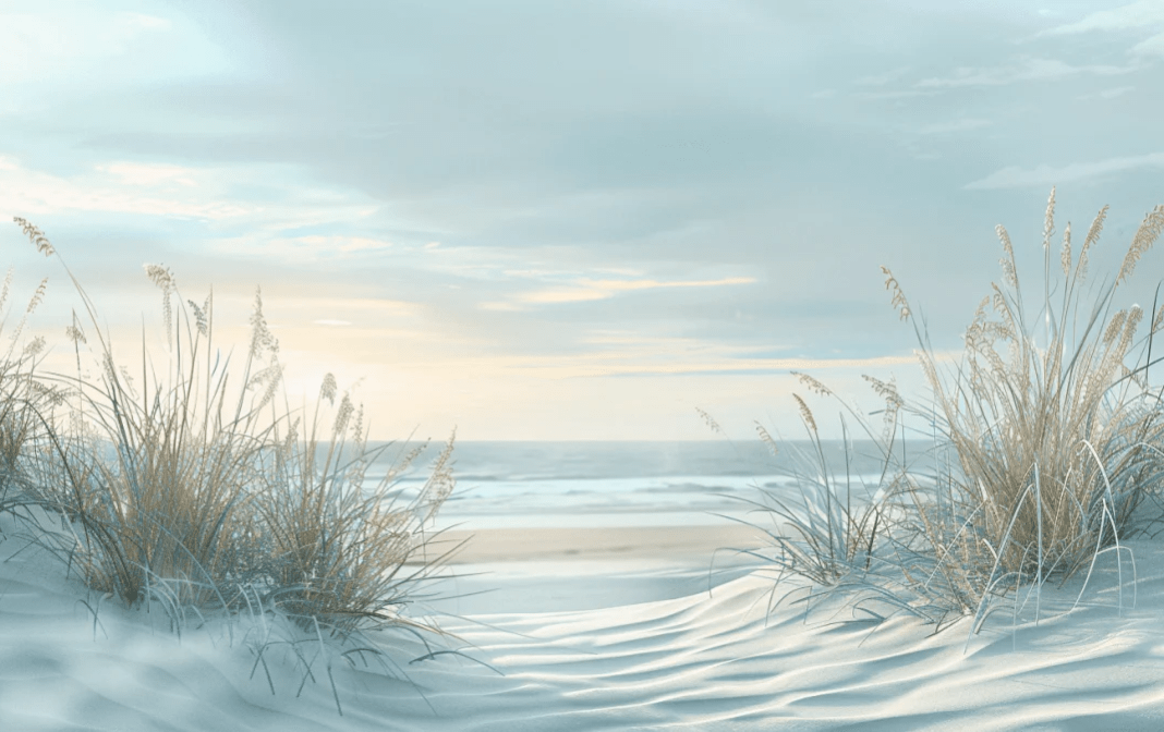 Nature cotière - Dunes en bord de mer - Illulart: Papier peint panoramique