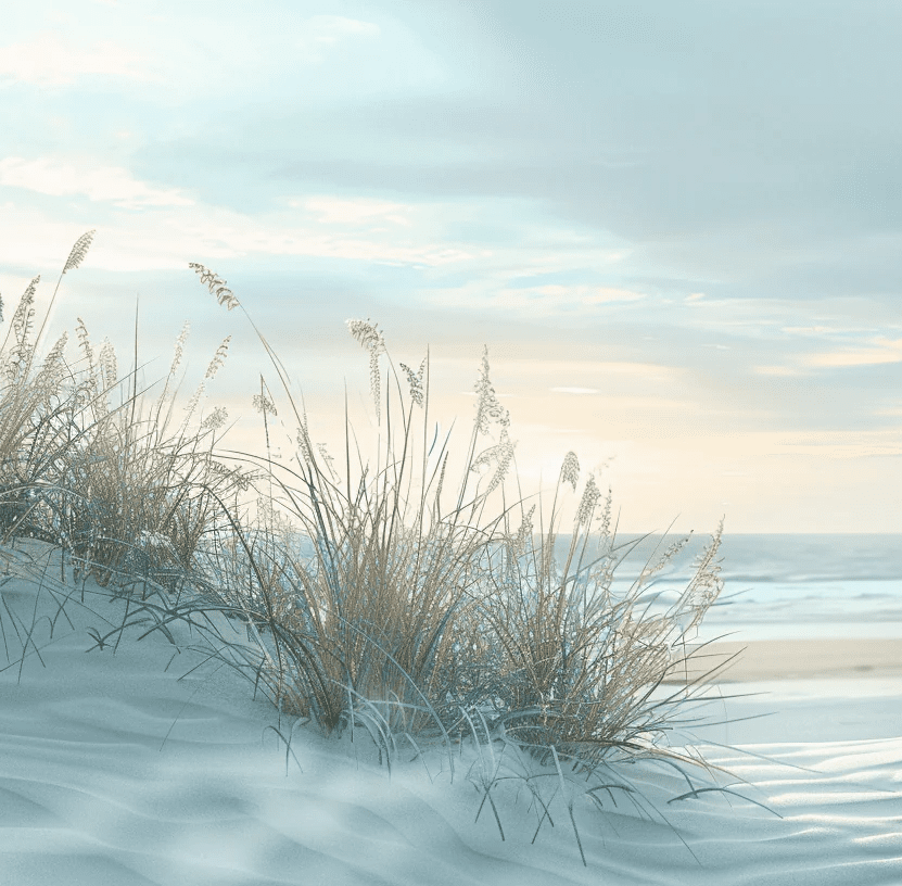 Nature cotière - Dunes en bord de mer - Illulart: Papier peint panoramique