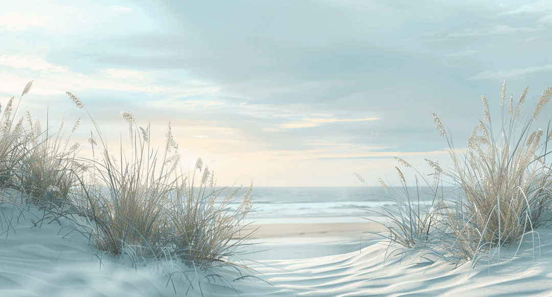 Nature cotière - Dunes en bord de mer - Illulart: Papier peint panoramique